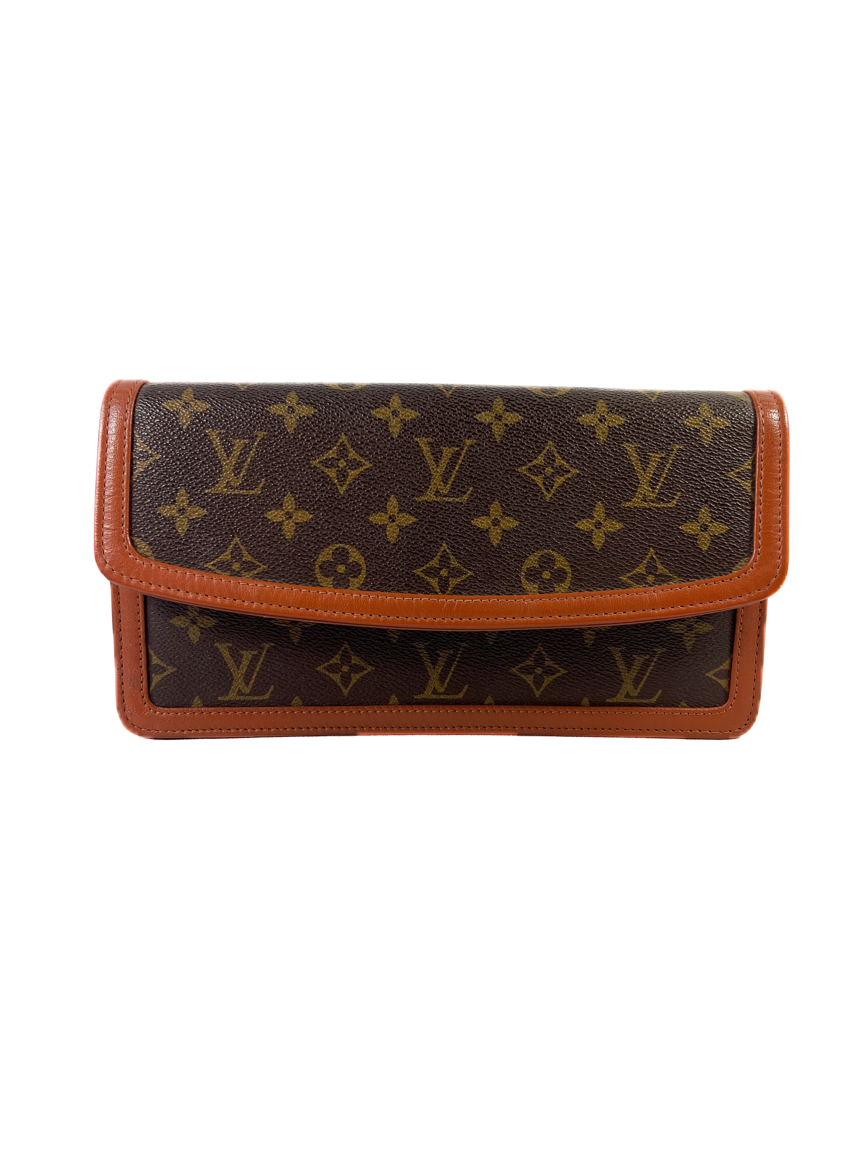 Louis Vuitton monogram pochette dame 29 clutch 1988