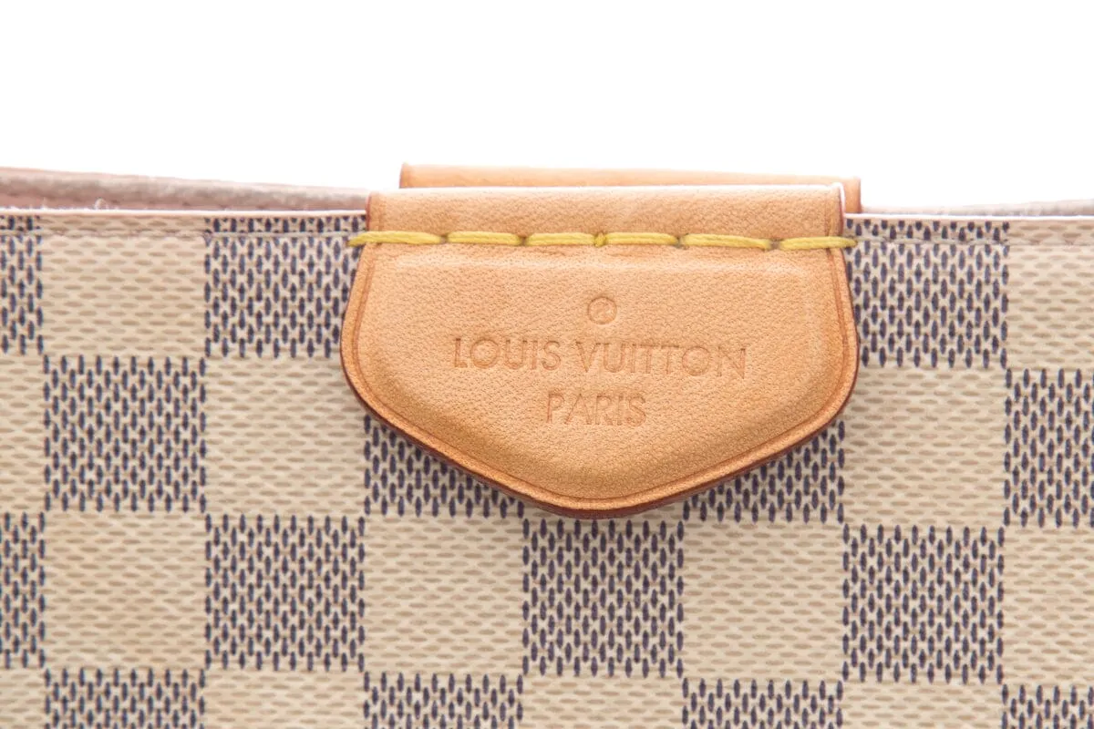 Louis Vuitton White Damier Azur Propriano Tote Handbag