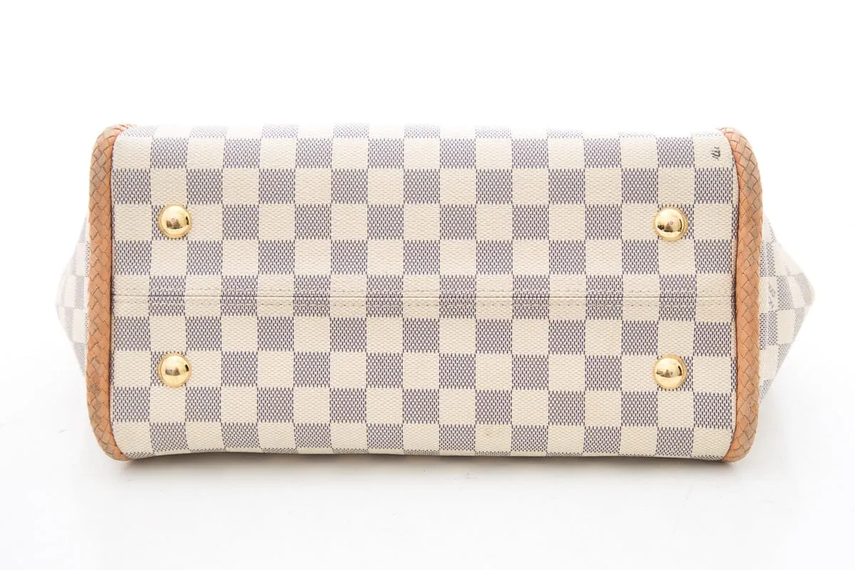 Louis Vuitton White Damier Azur Propriano Tote Handbag