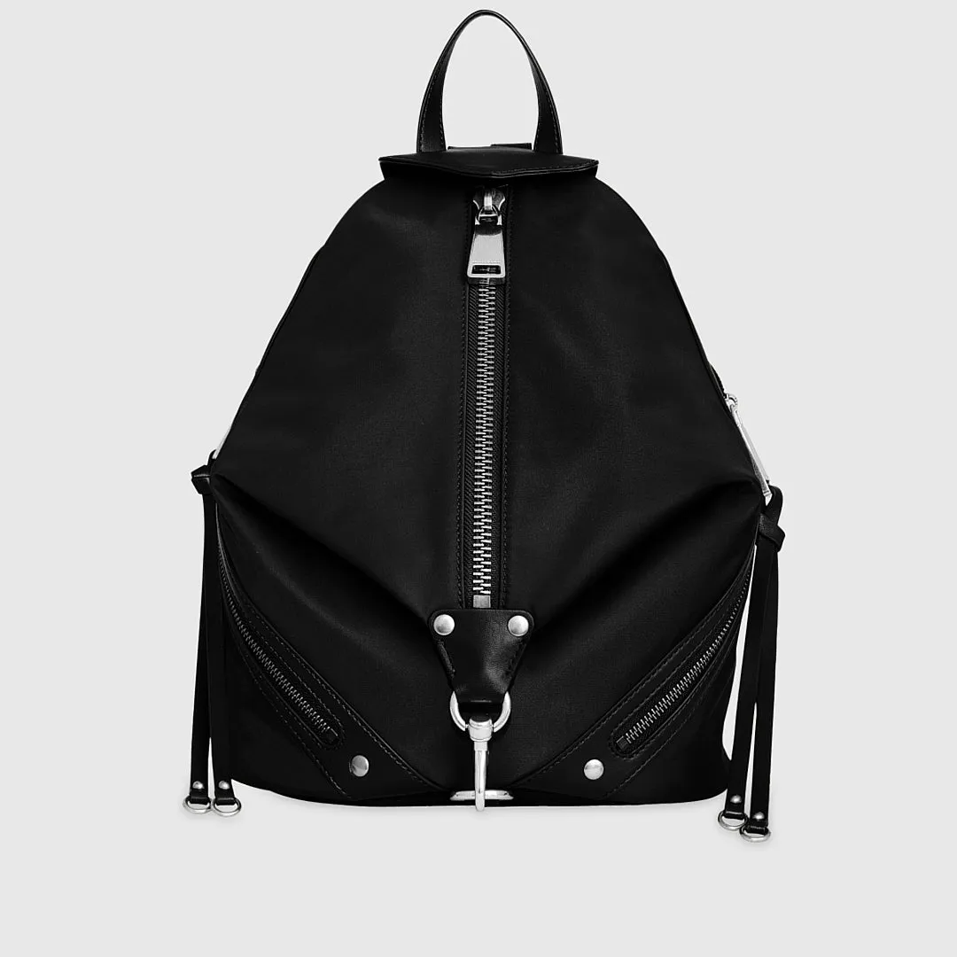 Nylon Medium Zip Julian Backpack