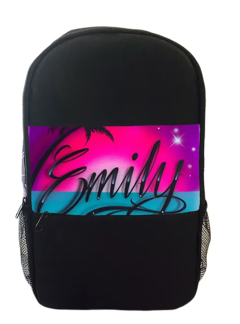 Paradise Script - Custom Combo (2) 1x TruckerCap, 1x Backpack, 1x Lunchbox