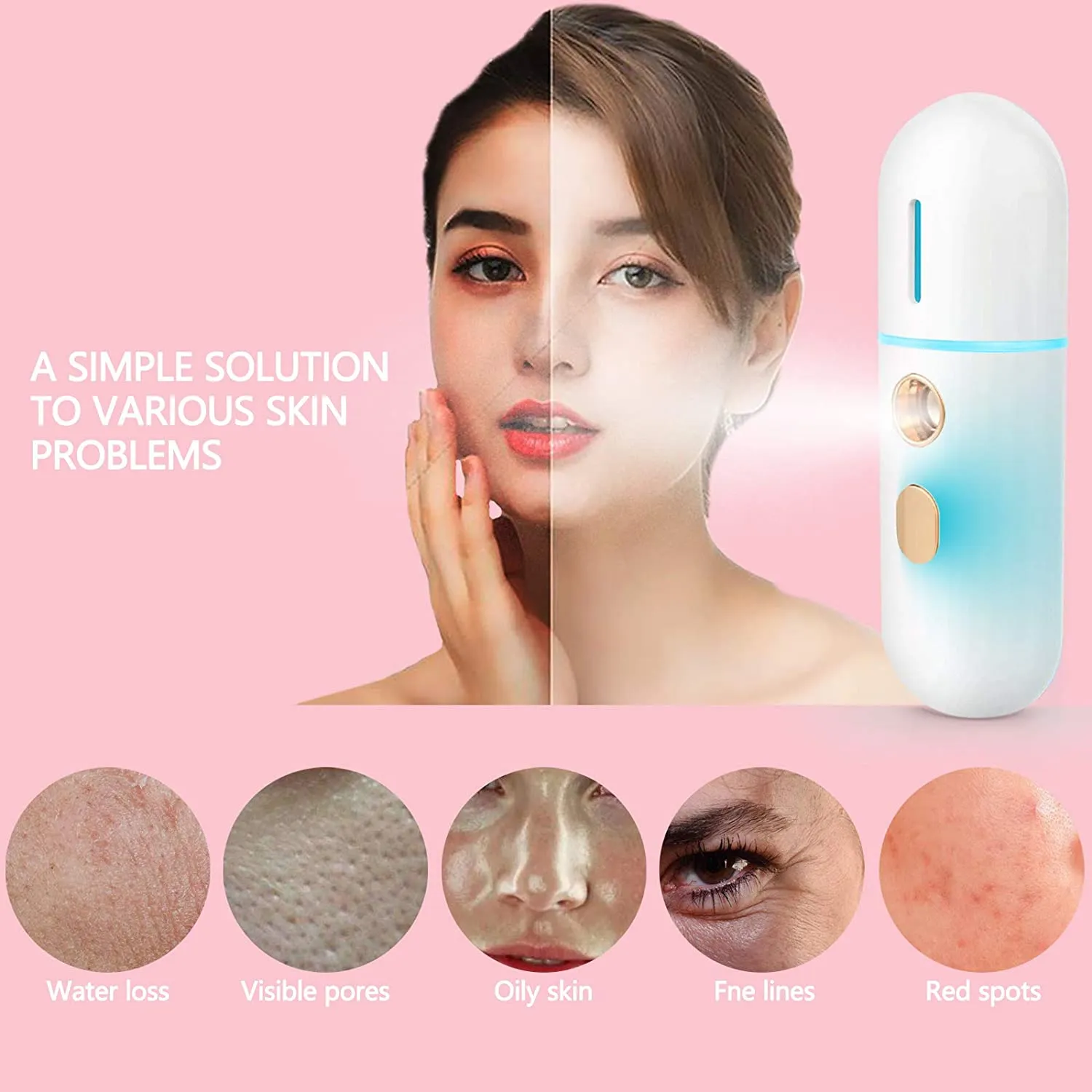 Portable Mini Face Steamer