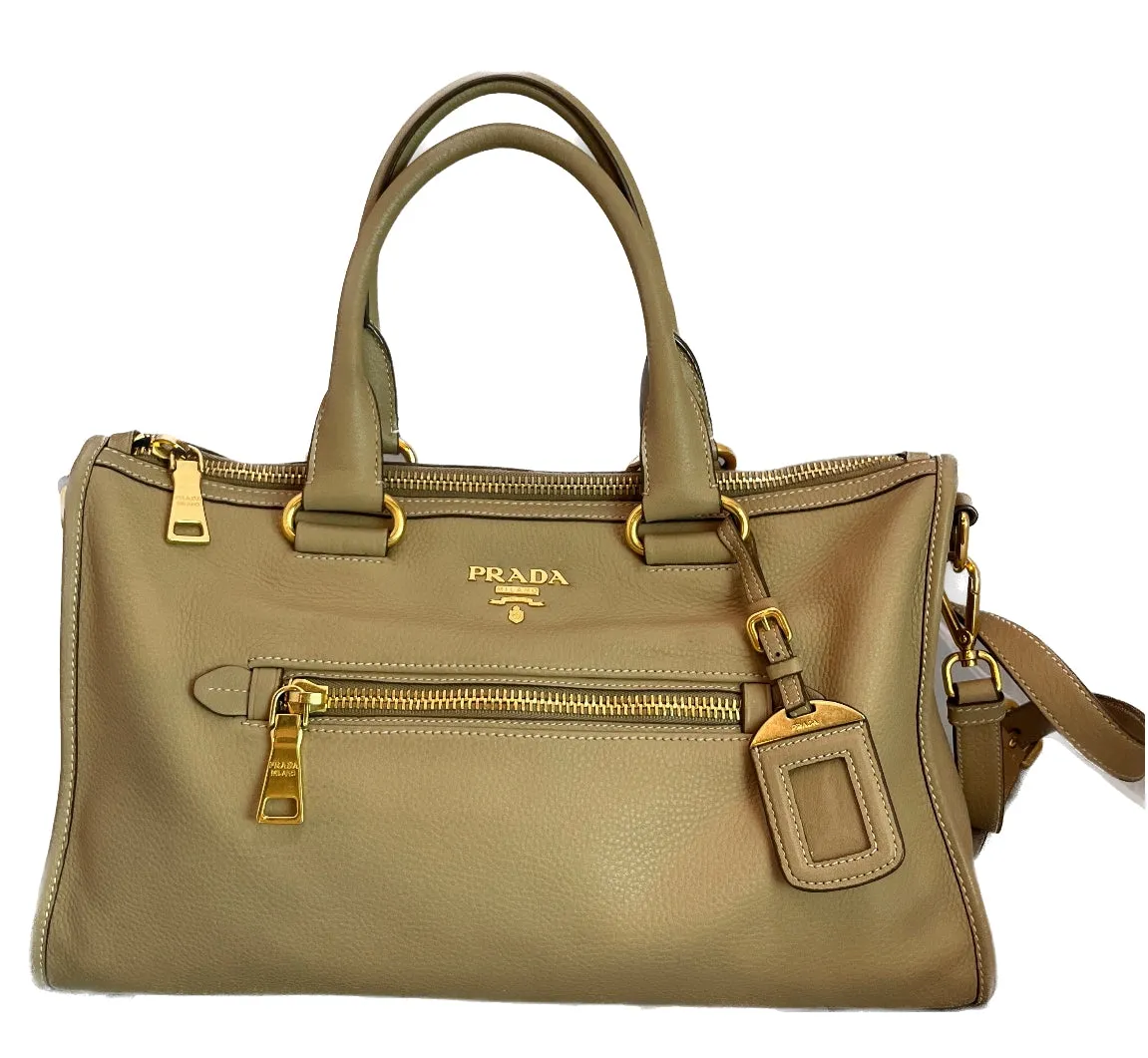 Prada Tan Leather Bag (PREOWNED)