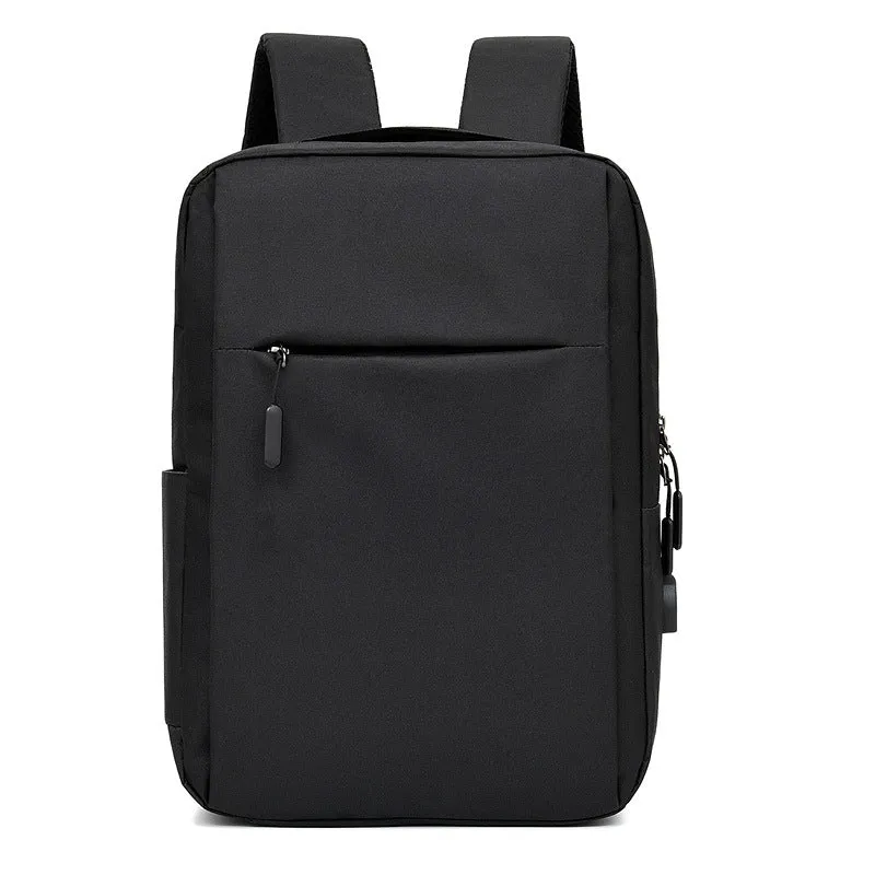 Student Schoolbag Casual Charging USB Gift Points Printing Logo Cross-Border Business Travel Large Capacity Schoolbag Back