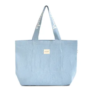 Wordmark Tote Bag Denim